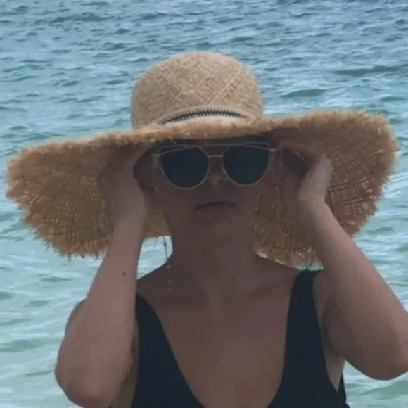 Nwt Express Straw Floppy Hat - Picture 7 of 13